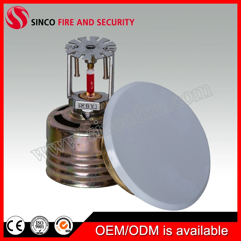 Zstdy Fire Fighting 15-68 Degree 5mm Glass Bulb Concealed Fire Sprinkler