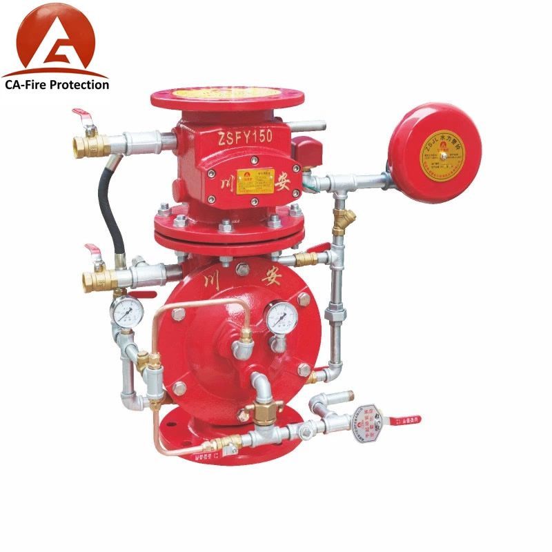 Ca Fire Alarm System Zsfm Stainless Steel Deluge Valve Zsfz Wet Alarm Valve Wet Fire Alarm Valve